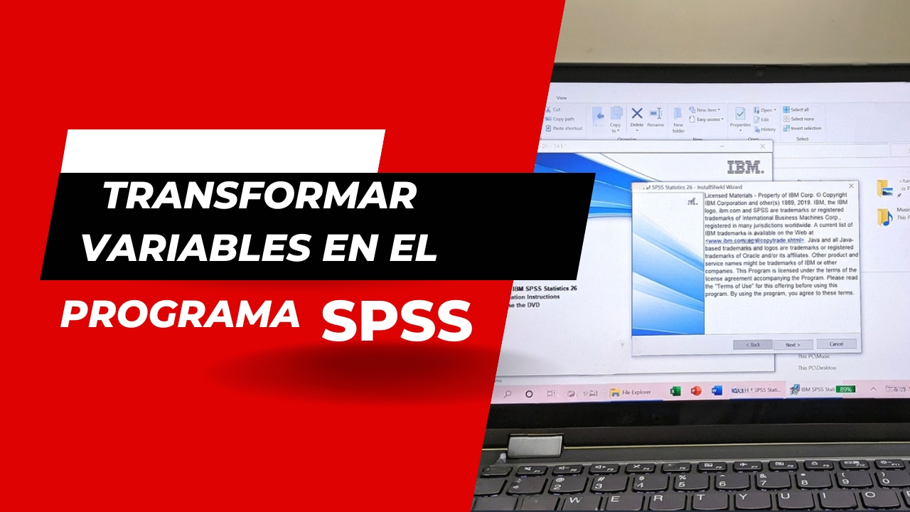 Transformar variables en el programa SPSS